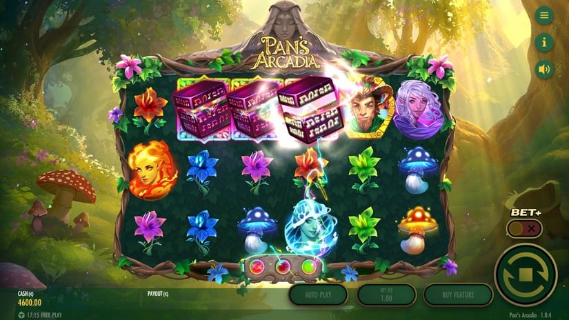 Pan’s Arcadia slot screen 2
