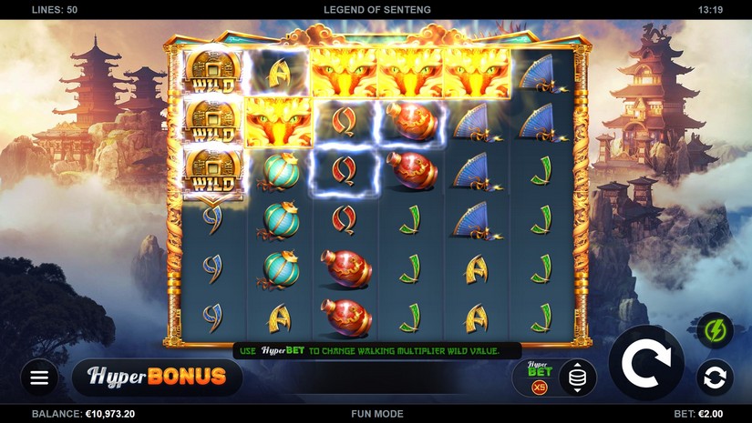 Legend of Senteng slot screen 2