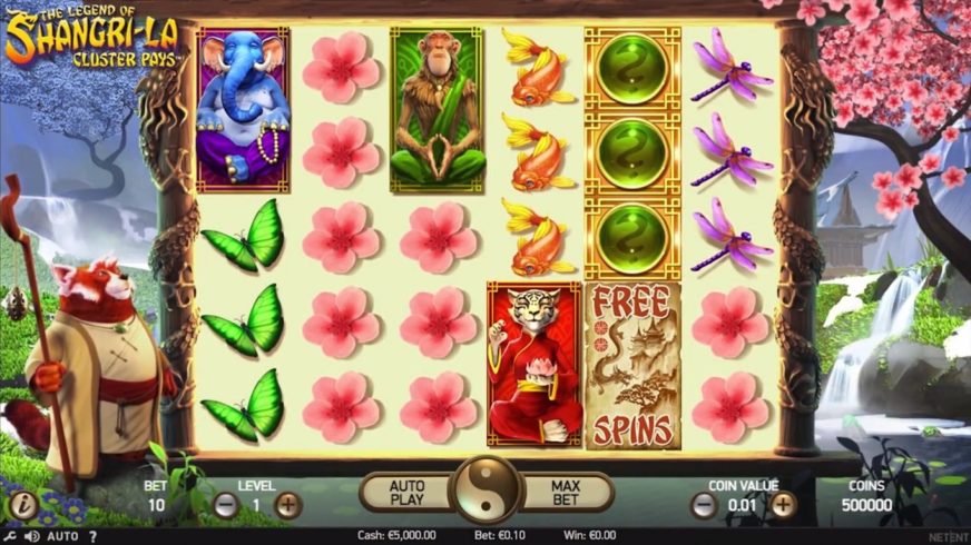 The Legend of Shangri-La slot screen 1