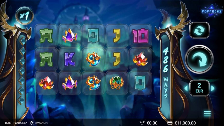 PopRocks slot screen 1