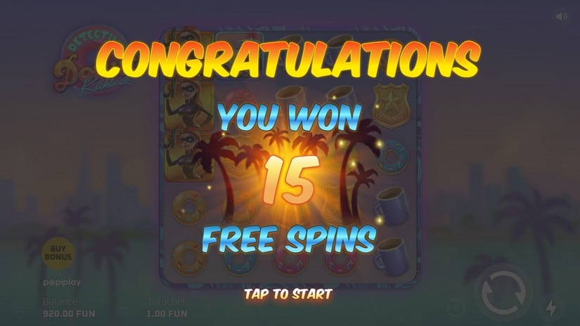 Detective Donut Kickback slot screen 3