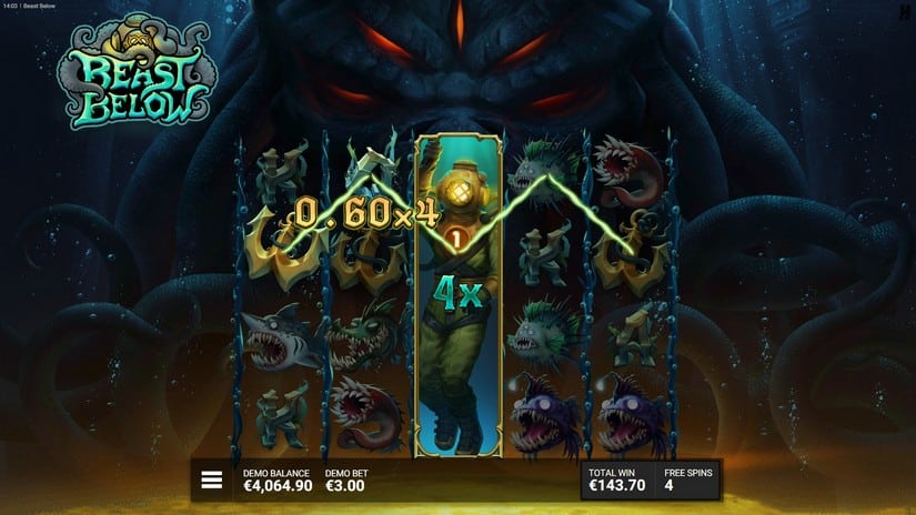 Beast Below slot screen 6