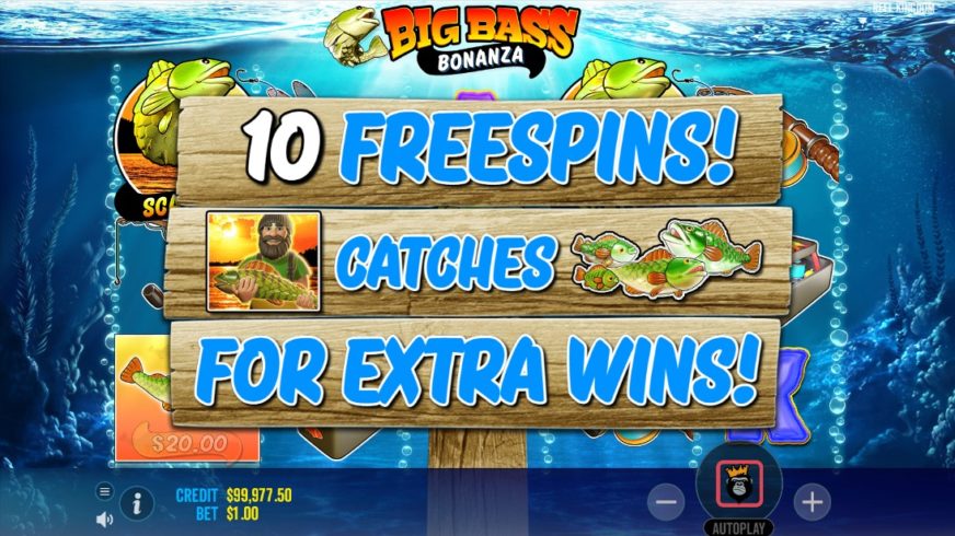 Big Bass Bonanza slot screen 2