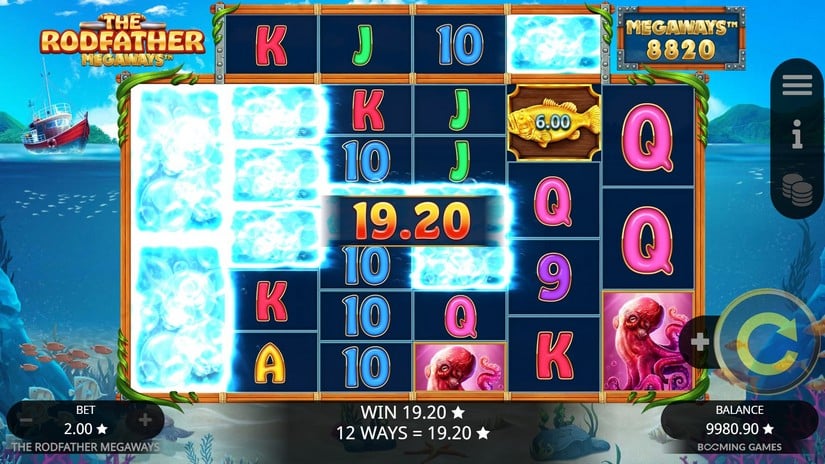 The Rodfather Megaways slot screen 2