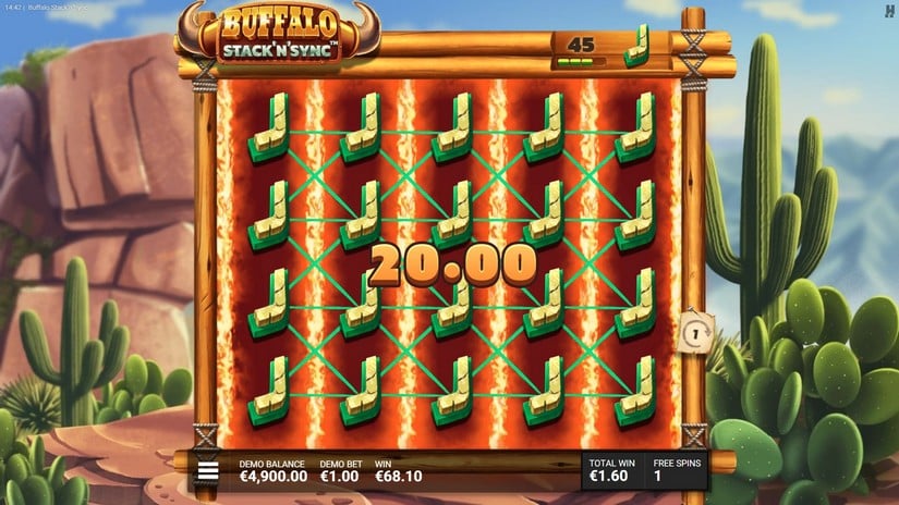 Buffalo Stack ‘n’ Sync slot screen 8