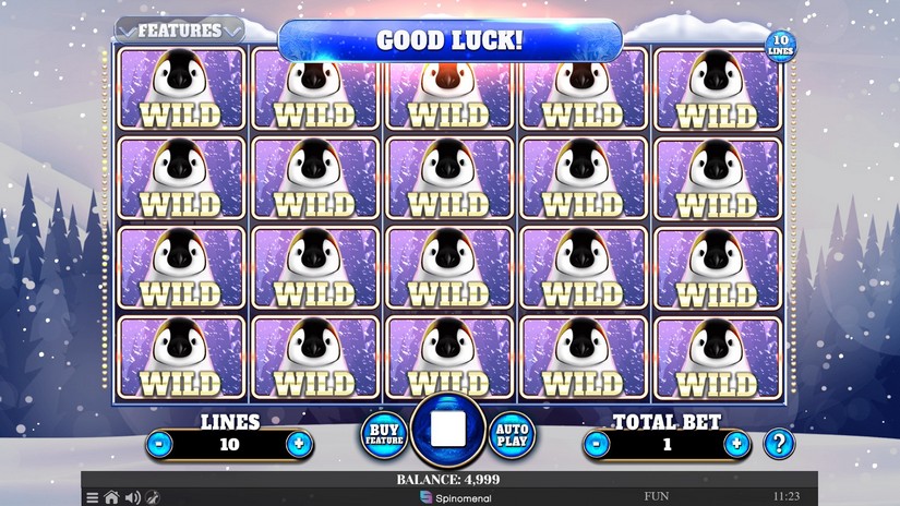 Wild Penguin slot screen 6