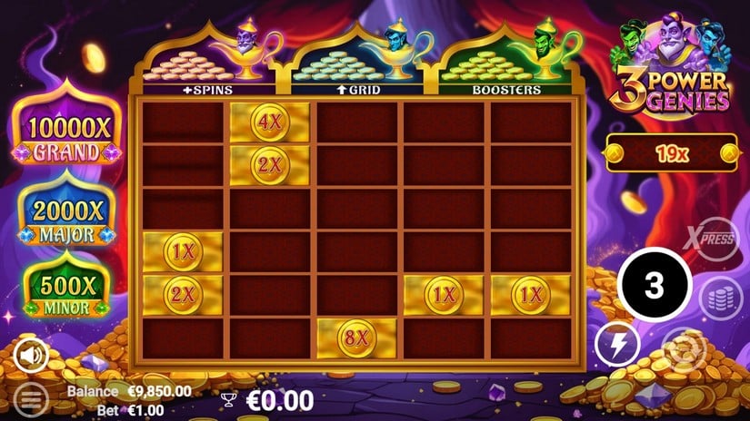 3 Power Genies slot screen 4