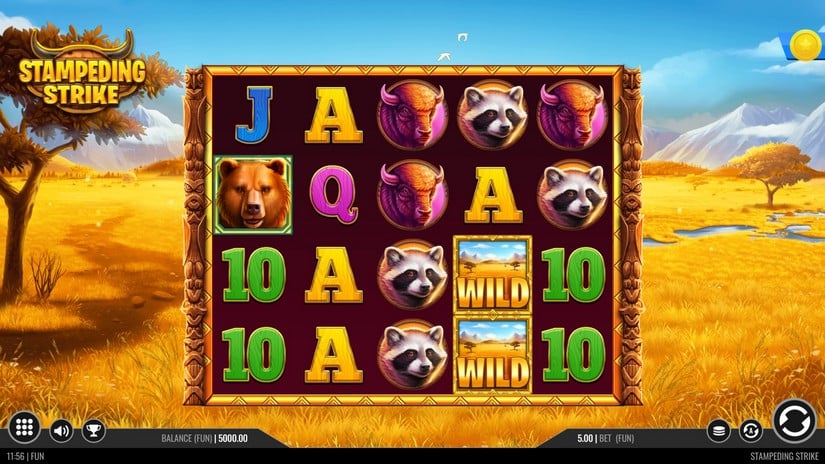 Stampeding Strike slot screen 1