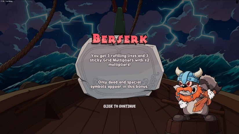 Le Viking slot screen 3