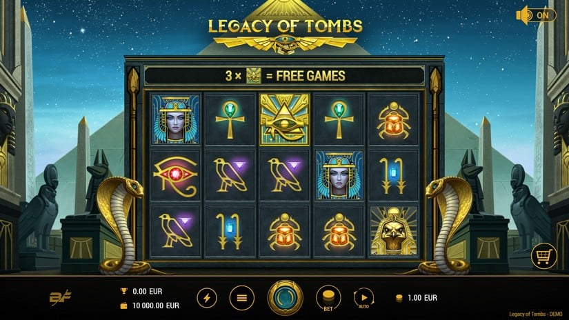 Legacy Of Tombs slot screen 1