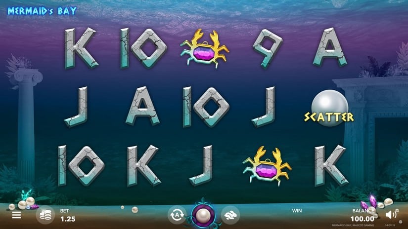 Mermaid’s Bay slot screen 1