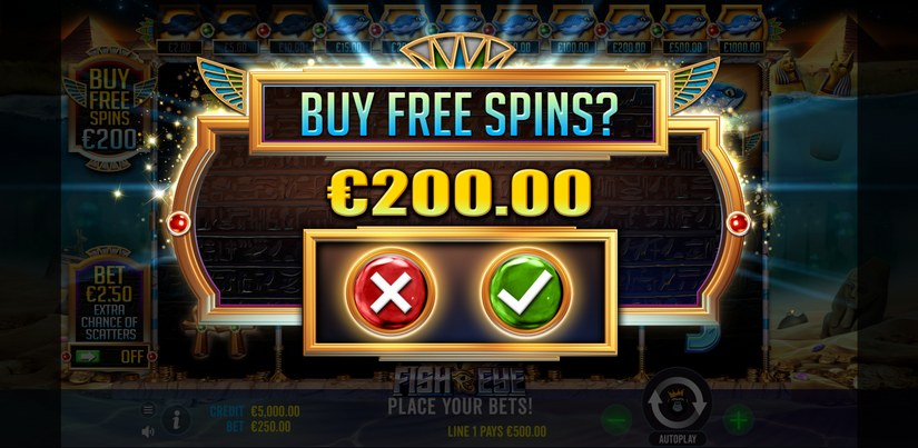 Fish Eye slot screen 3