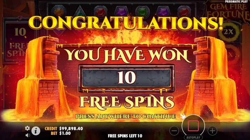 Gem Fire Fortune slot screen 3