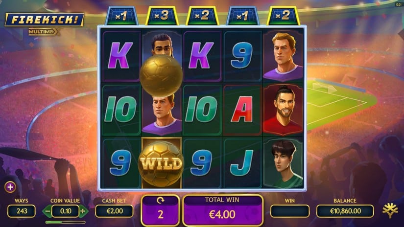 Firekick! Multimax slot screen 6