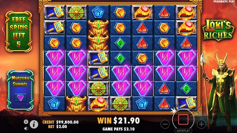 Loki’s Riches slot screen 5