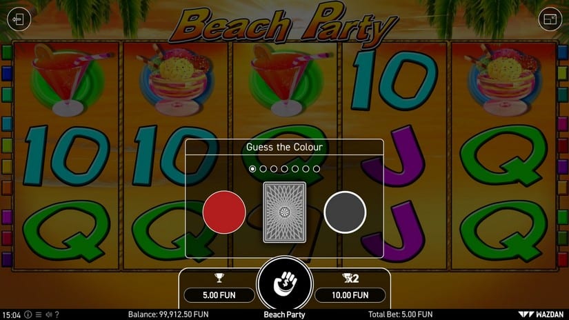 Beach Party slot screen 4