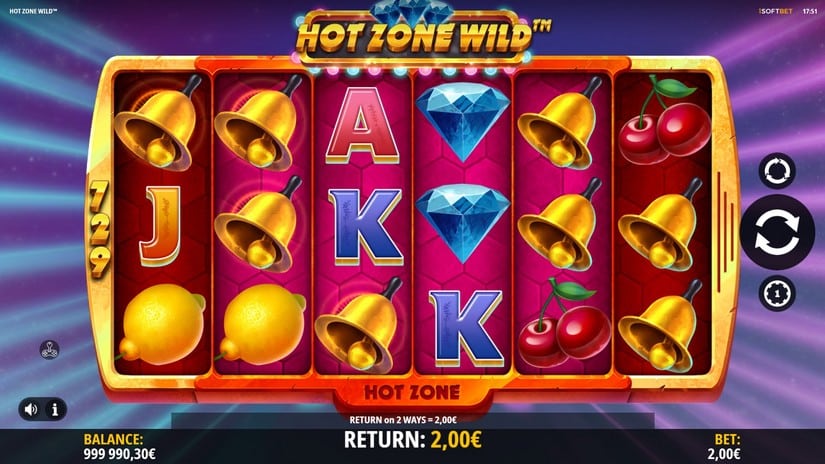 Hot Zone Wild slot screen 2