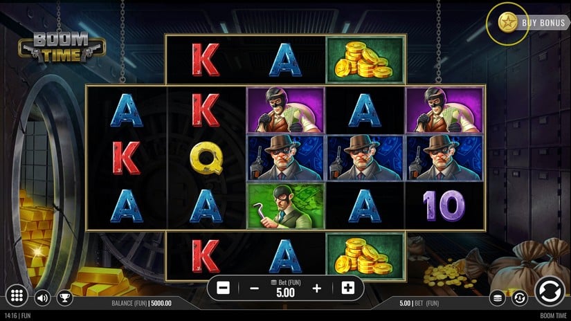 Boom Time slot screen 1