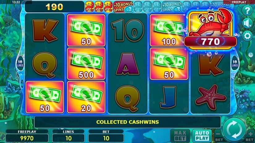 Cash & Crab slot screen 6
