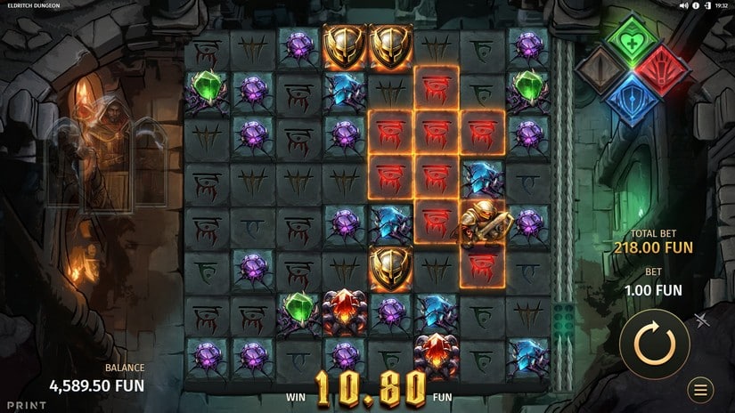Eldritch Dungeon slot screen 4