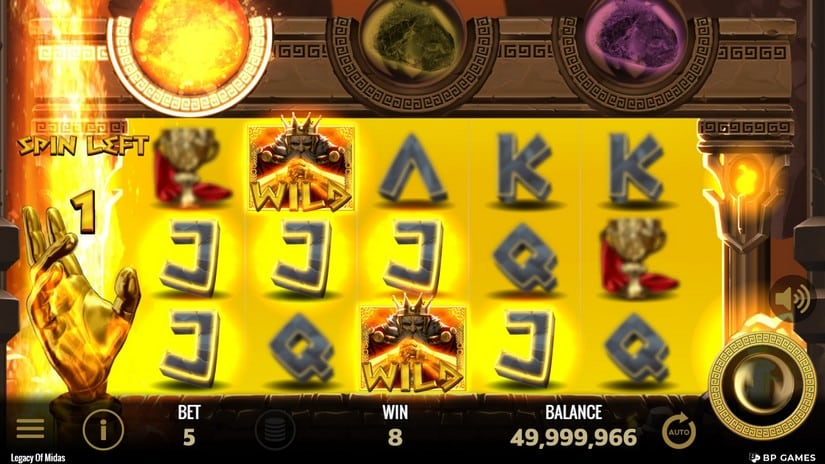 Legacy of Midas slot screen 4