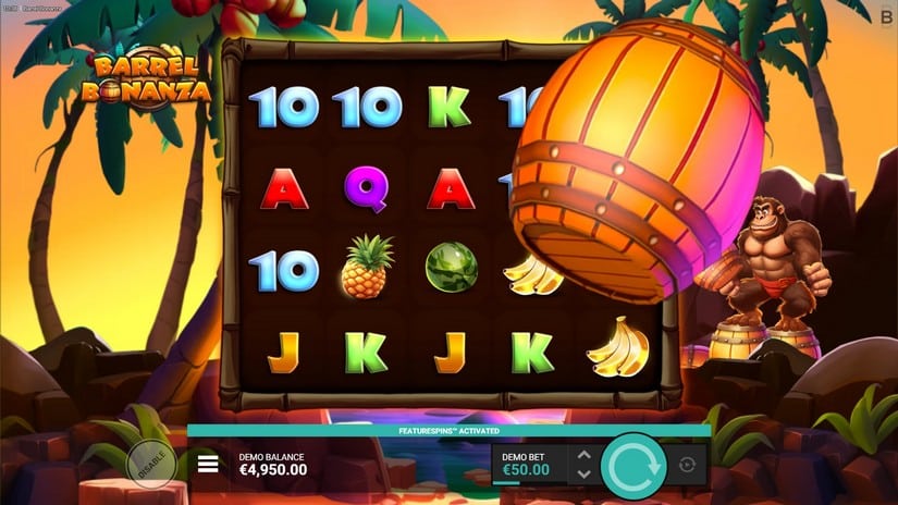 Barrel Bonanza slot screen 2