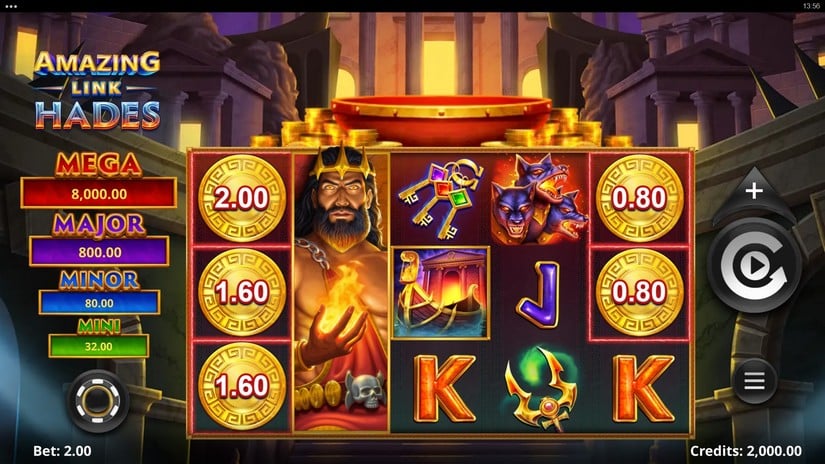 Amazing Link Hades slot screen 1