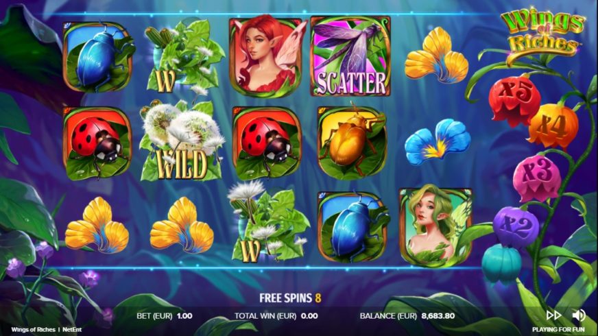 Wings of Riches slot screen 4