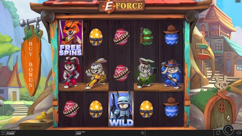 E-Force slot screen 1