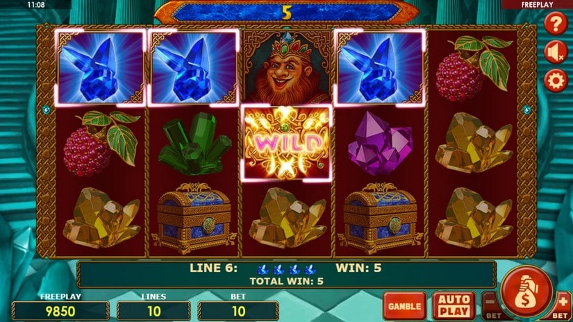 King of Dwarves slot screen 3