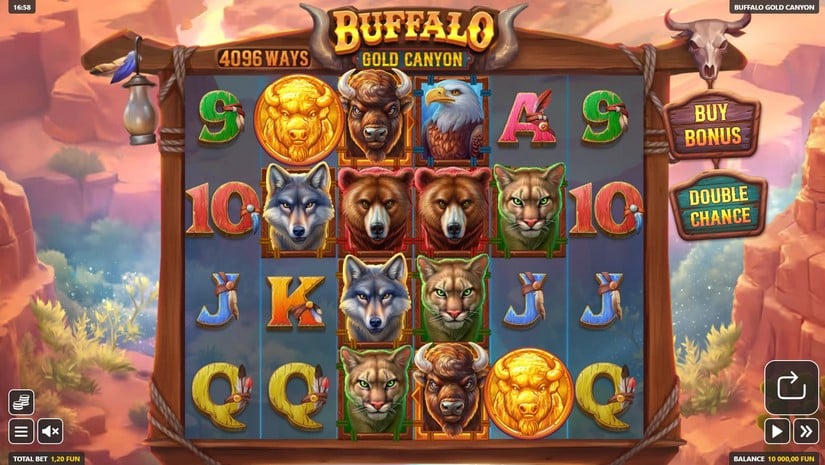 Buffalo Gold Canyon slot screen 1
