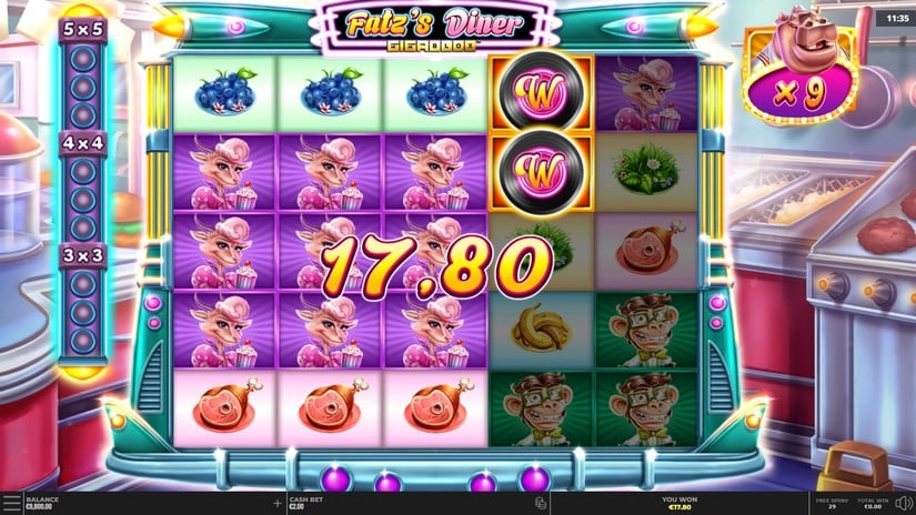 Fatz’s Diner slot screen 5