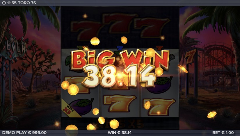 Toro 7s slot screen 4