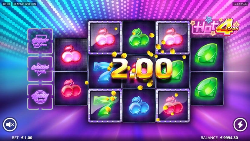 Hot 4 Cash slot screen 2