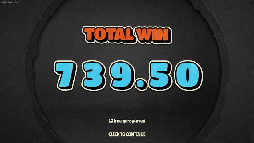 Canny the Can and the Book of Time slot screen 5