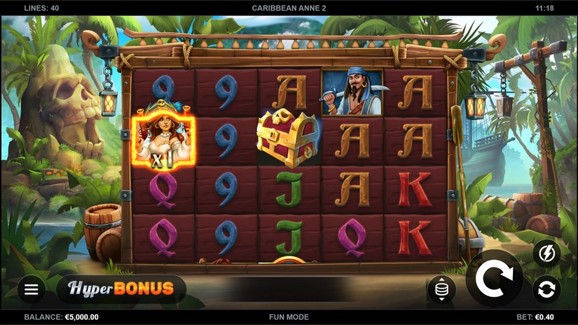 Caribbean Anne 2 slot screen 1