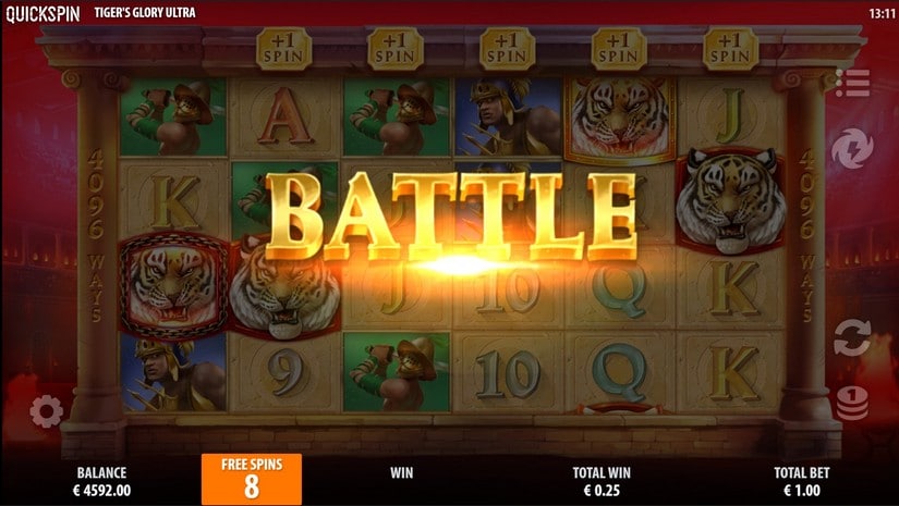Tigers Glory Ultra slot screen 4