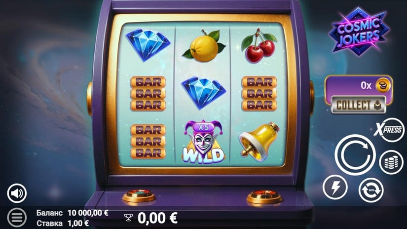 Cosmic Jokers slot screen 1