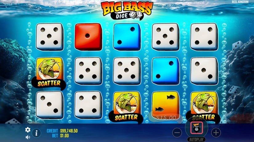 Big Bass Dice slot screen 2