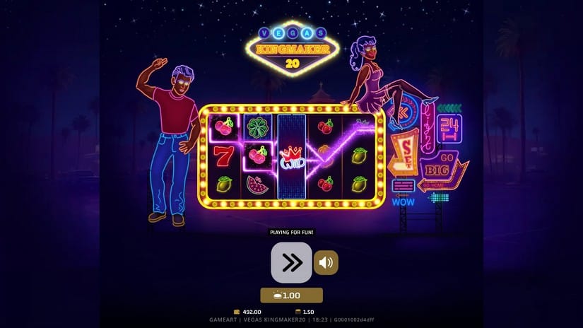 Vegas Kingmaker 20 slot screen 5