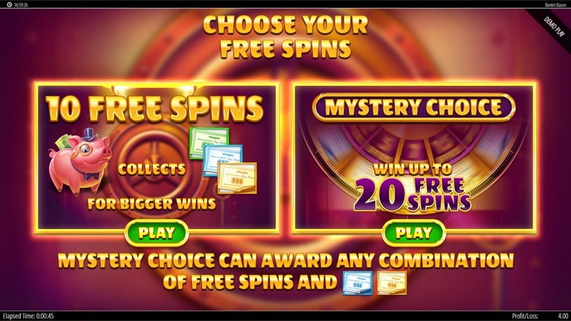 Bankin Bacon slot screen 3