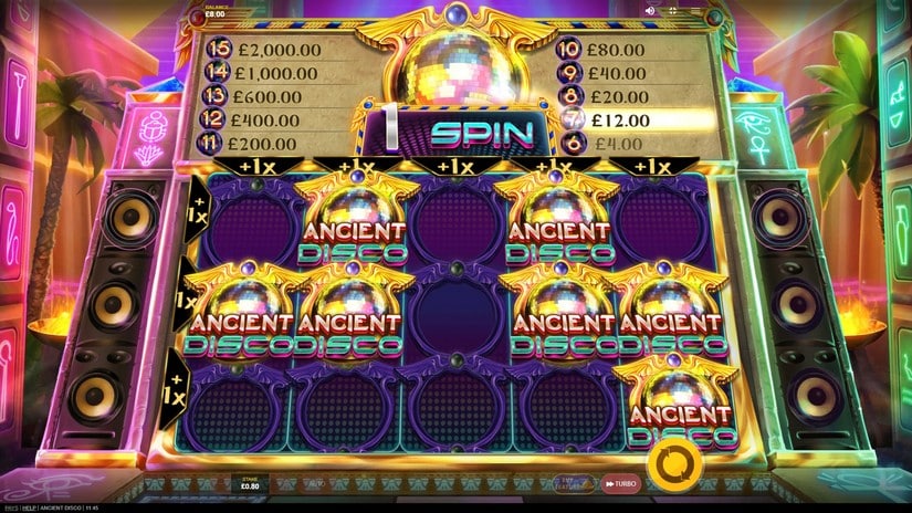 Ancient Disco slot screen 6