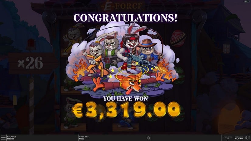 E-Force slot screen 8