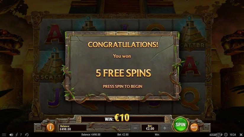 Legacy of Inca slot screen 3
