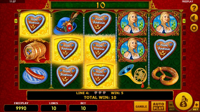 Oktoberfest slot screen 2