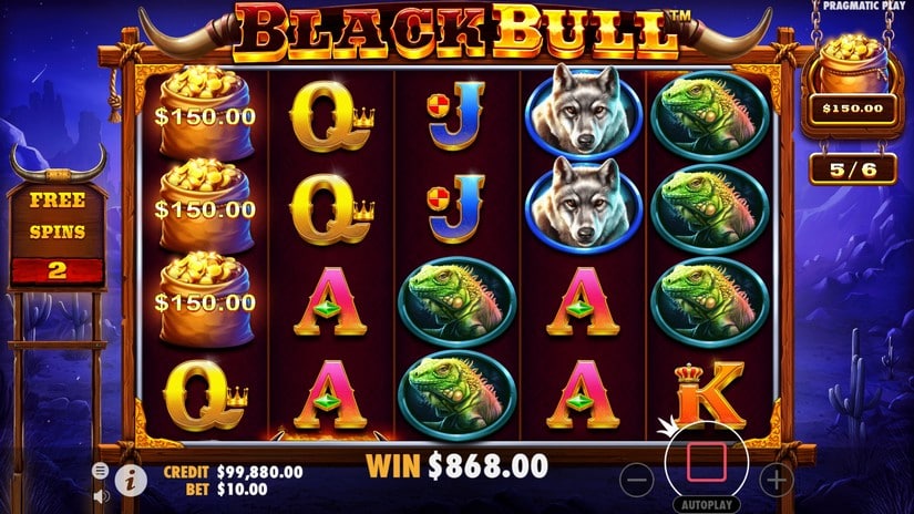 Black Bull slot screen 4