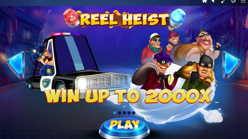 Reel Heist slot screen 2
