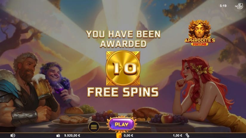 Aphrodite’s Fortune slot screen 3