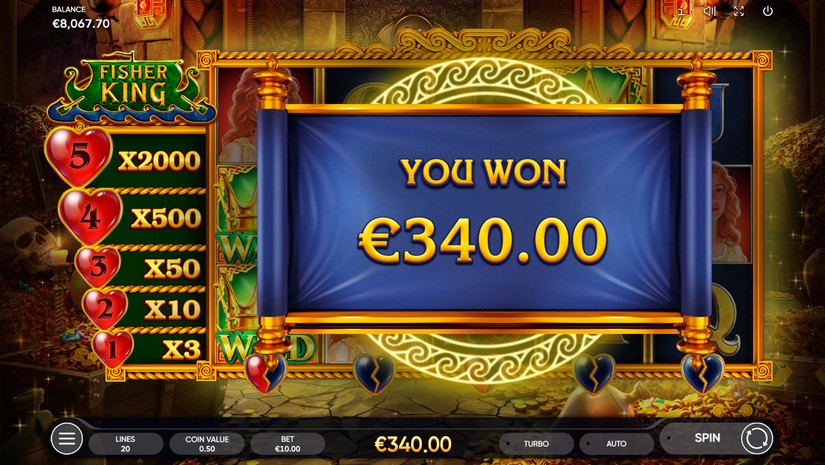 Fisher King slot screen 8