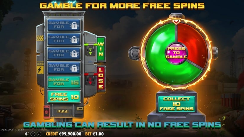 Battle Ground Zero Megaways slot screen 3